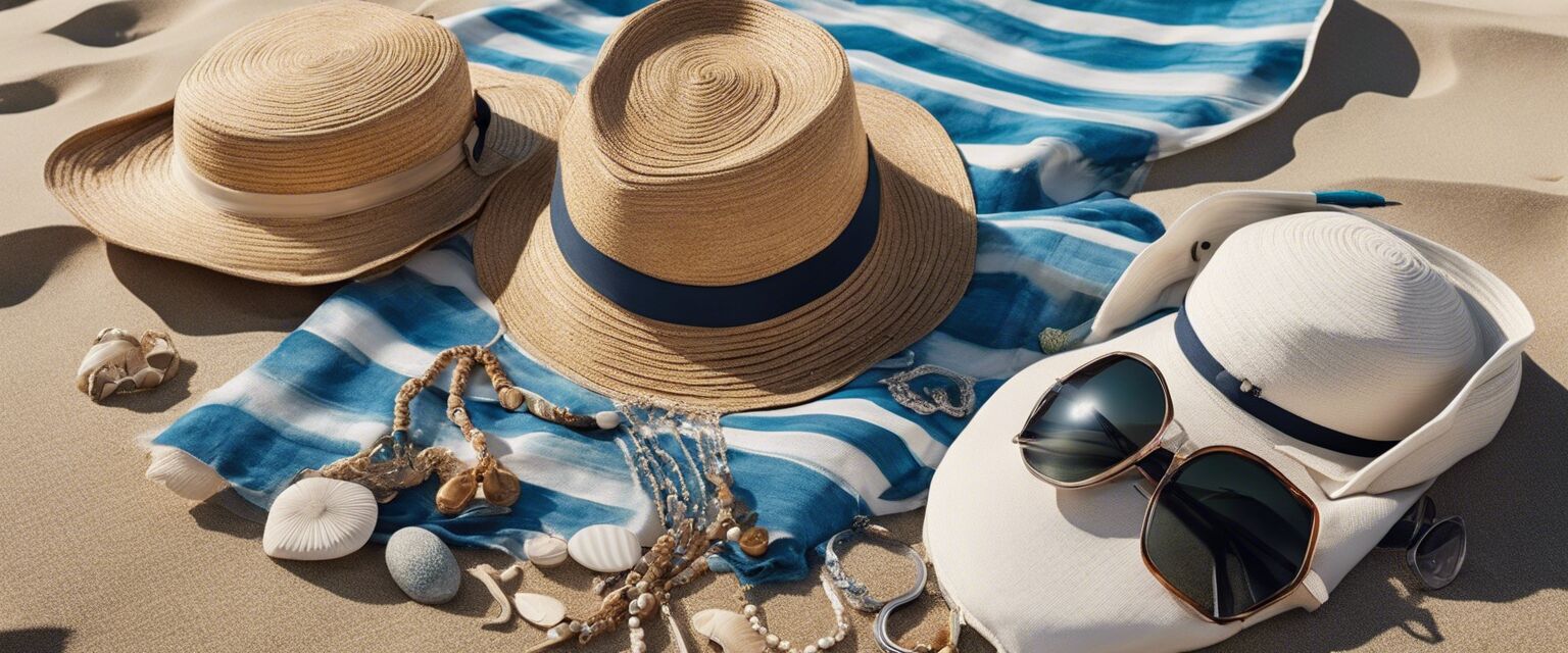 Beach accessories for swimwear